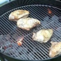 Grilling Bone-In Chicken Breasts